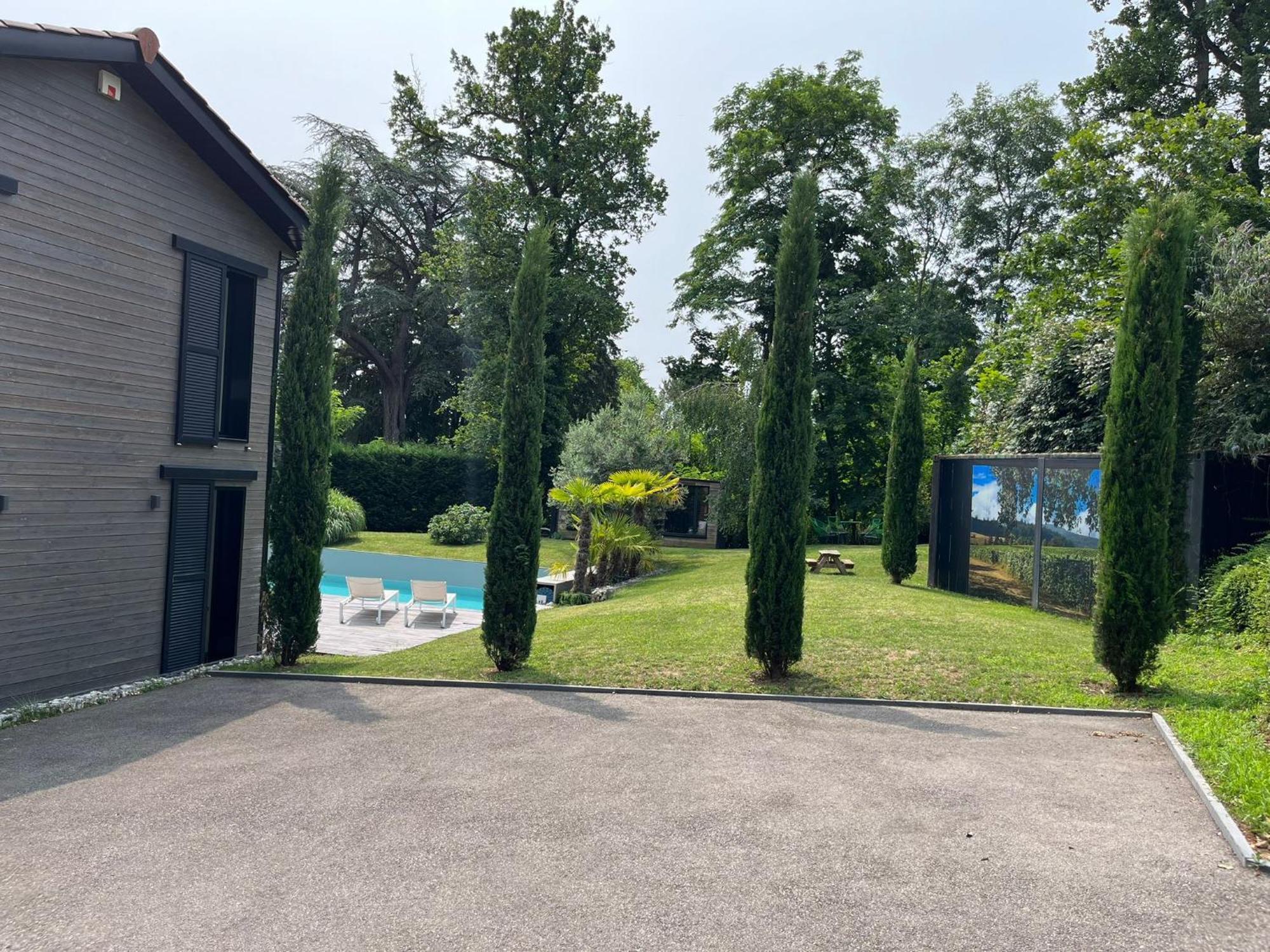 Villa Piscine A Proximite De Lyon Chaponost Esterno foto
